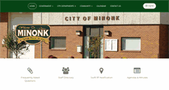 Desktop Screenshot of cityofminonk.com